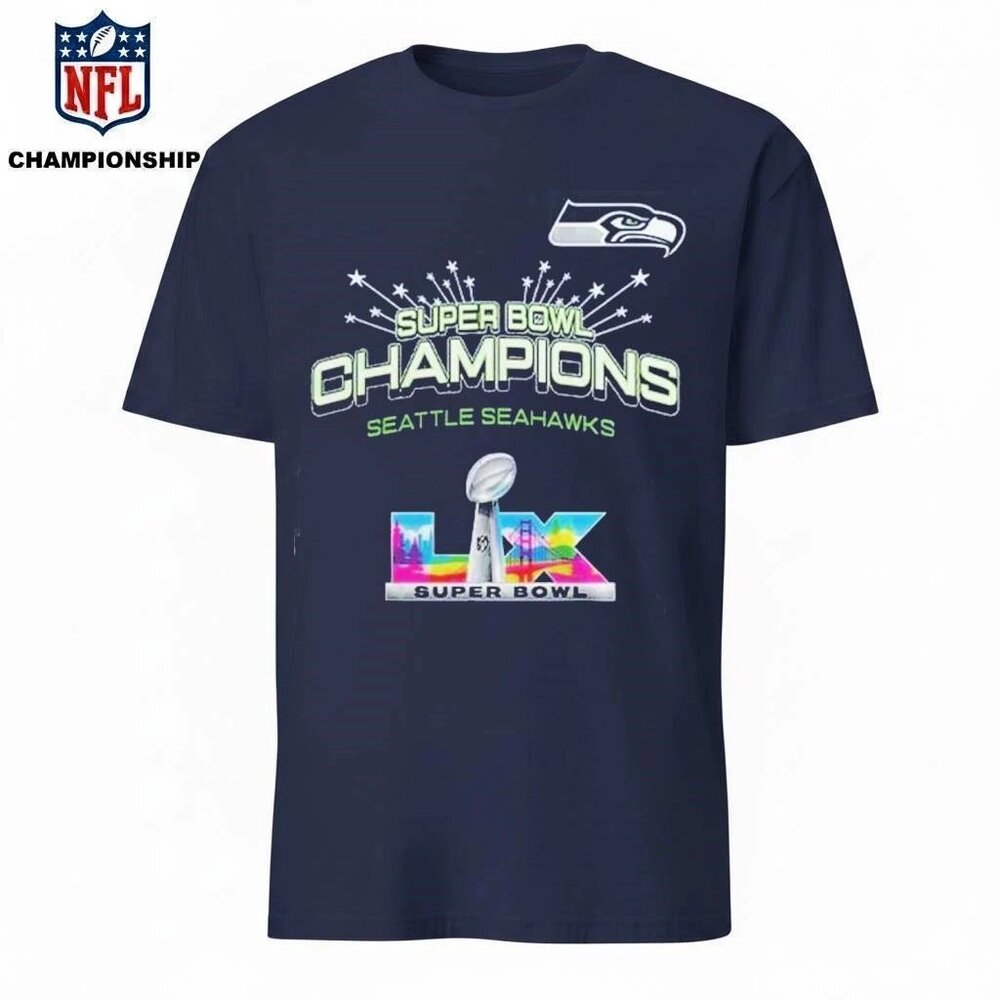 Seattle Seahawks Super Bowl LX Champions 2026 Shirt  17